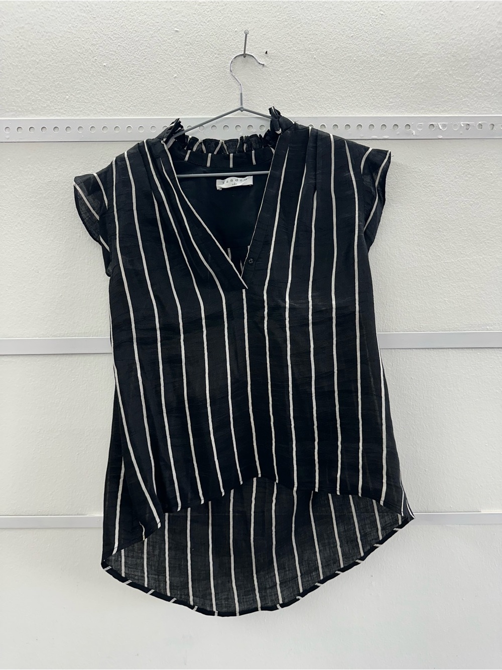 Sandro Paris Striped Black Shirt |
100% Cotton